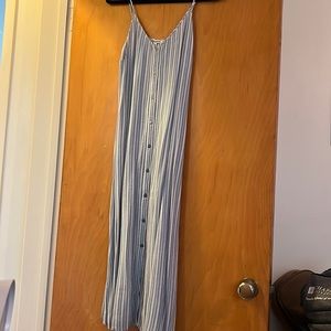 Swim cover up billabong blue and white